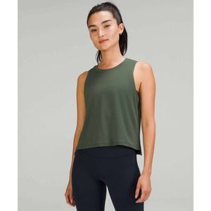 NWT Lululemon Train to Be Tank Top Smoked Spruce Size 12